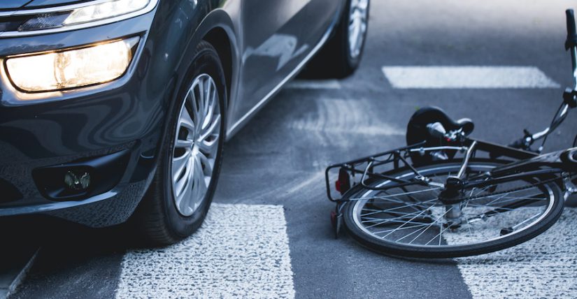 Bicycle Accident Lawyer - bike on ground