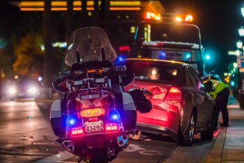 uber car accident lawyer car crash at night