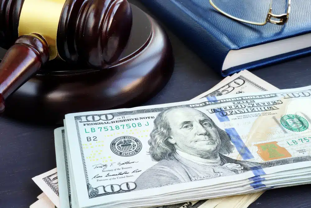 Litigation,Finance.,Gavel,And,Dollar,Banknotes.,Bail,Bonds.