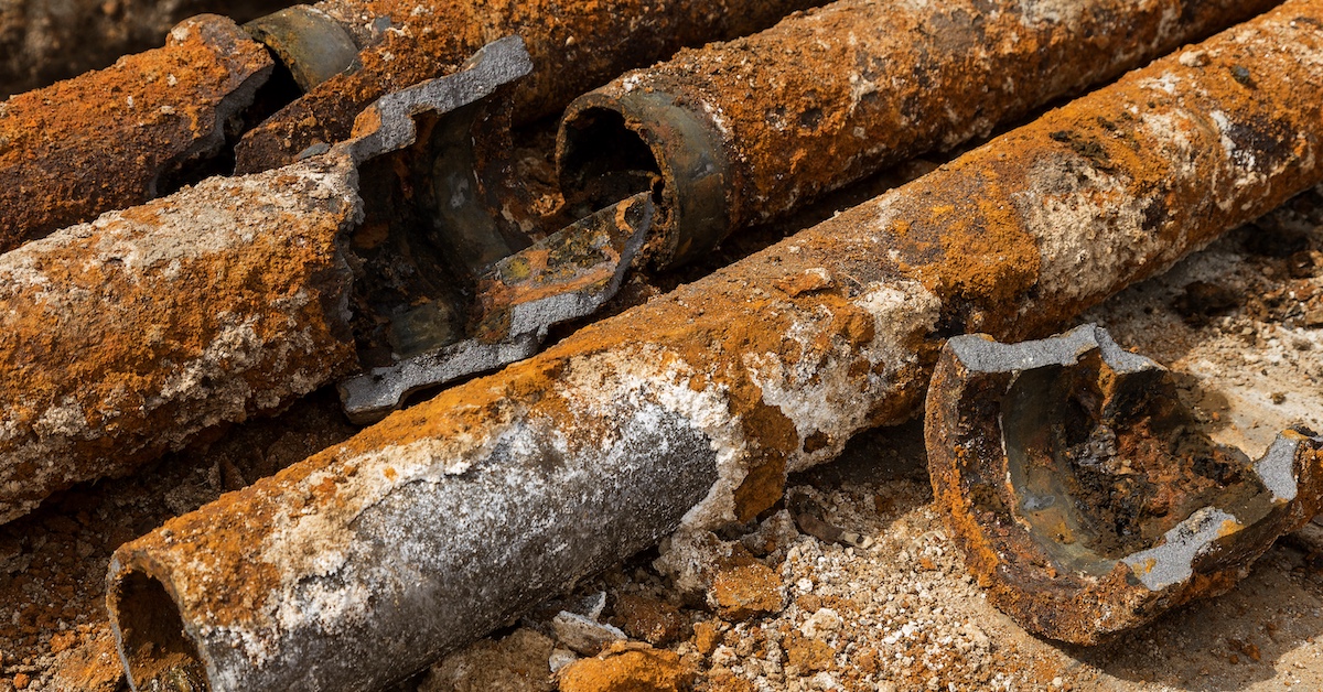 Cast iron pipes. | Bernheim Kelley Injury Lawyers